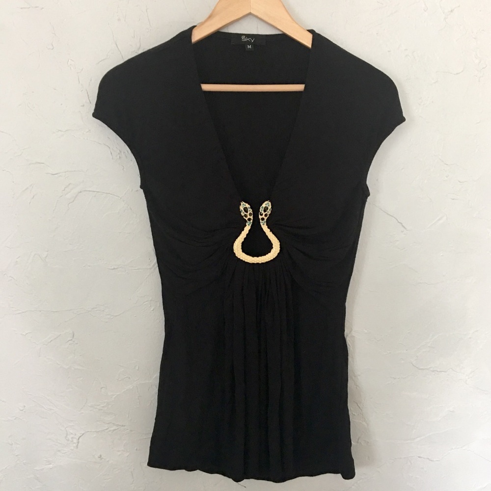 Sky · Snake Medallion Top